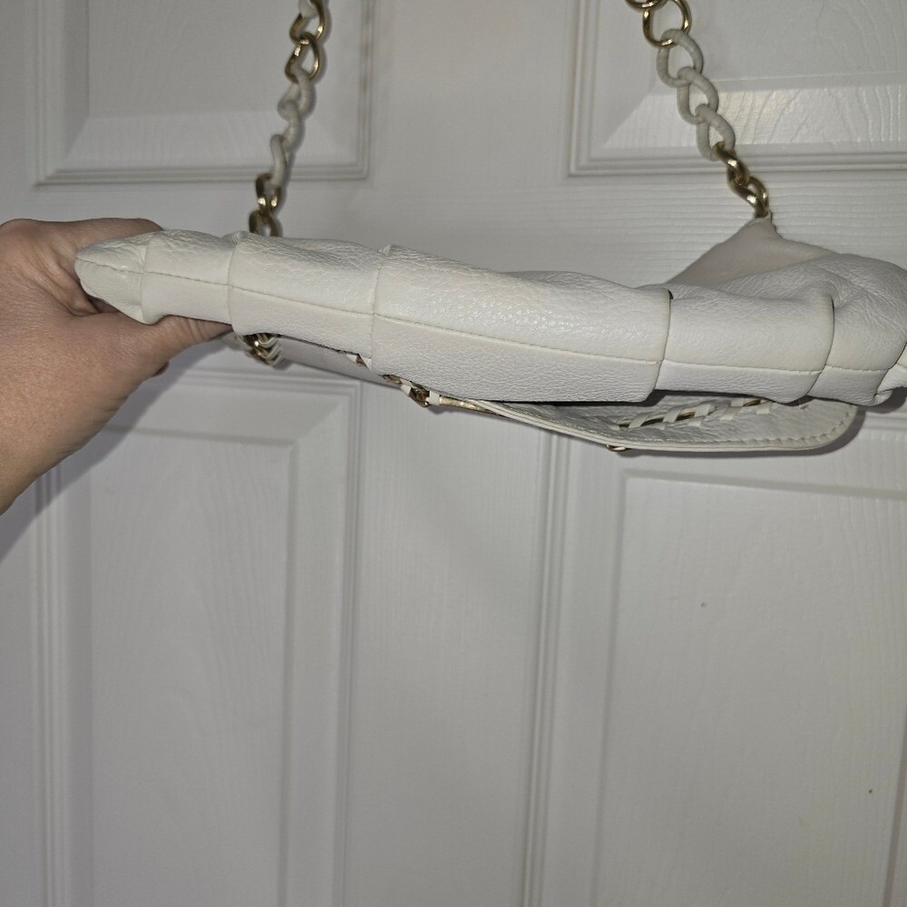 Michael Kors ivory Leather shoulder Chain Bag - Picture 6 of 12